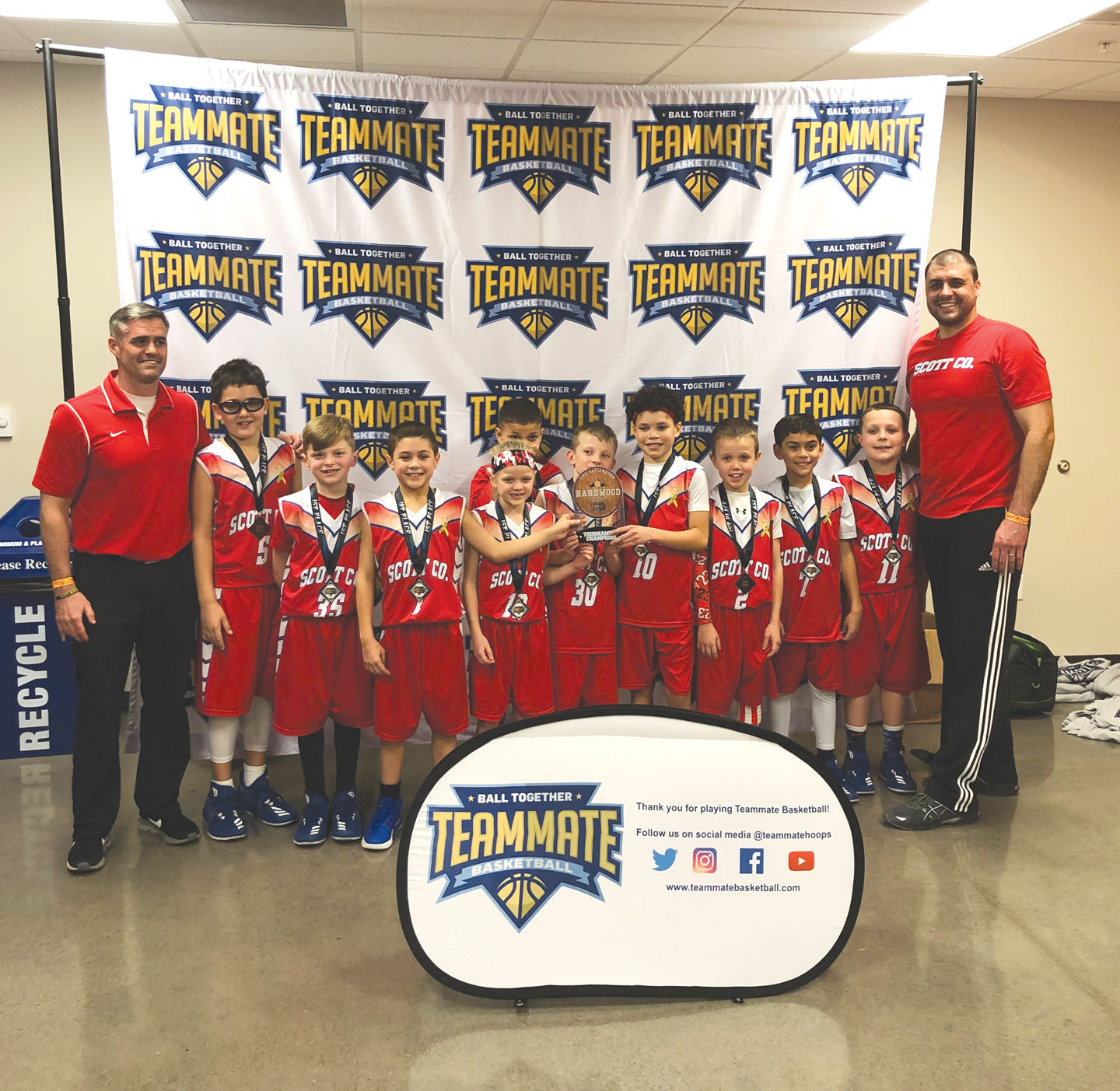 Li’l Cards third-grade basketball takes top spot in Tennessee tourney